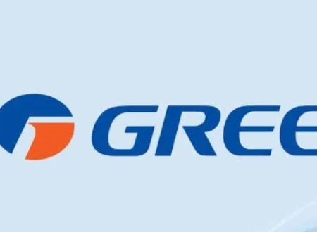 GREE logo representing the brand ranked No. 1 globally by sales volume of premium residential air conditioners in 2025.