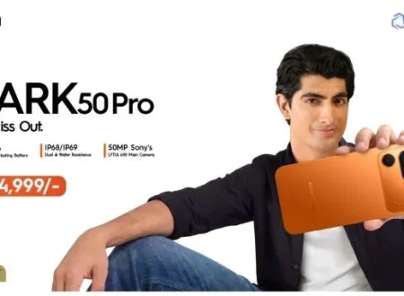TECNO SPARK 50 Pro smartphone launched in Pakistan with 60W Super Charge, 6000mAh battery, IP68/IP69 protection, 50MP Sony camera and PKR 74,999 price.