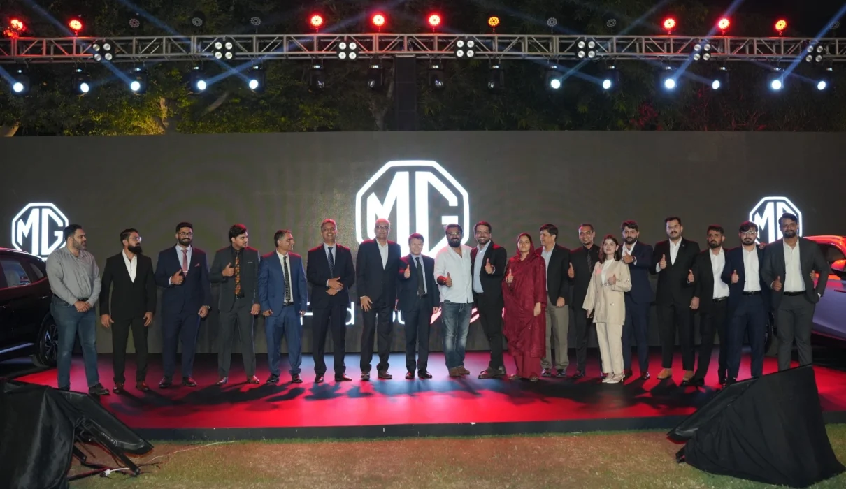 MG Pakistan hosts Experience More Karachi event with customers, partners, media representatives and automotive enthusiasts at an MG brand showcase.