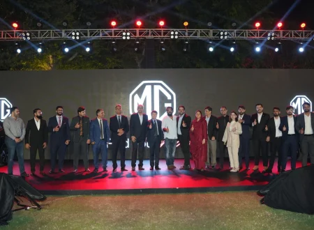 MG Pakistan hosts Experience More Karachi event with customers, partners, media representatives and automotive enthusiasts at an MG brand showcase.
